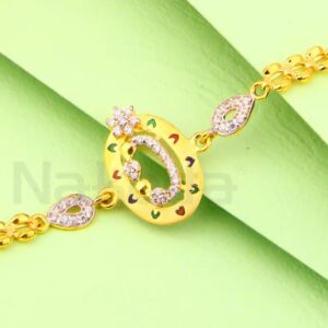 916 Gold Hallmark Ladies Gorgeous Bracelet LB556