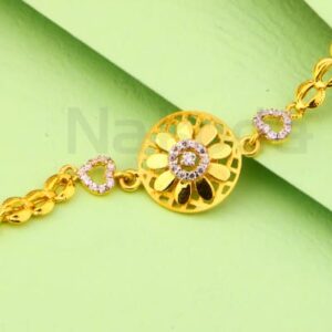 916 Gold Hallmark Ladies Delicate Bracelet LB578