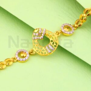 916 Gold Ladies Stylish Bracelet LB574