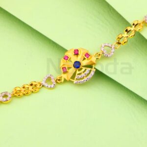 916 Gold Ladies Gorgeous Bracelet LB573
