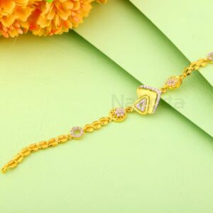 916 Gold Ladies Designer Bracelet LB570