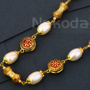 916 Gold Ladies Delicate Antique Chain Mala AC314