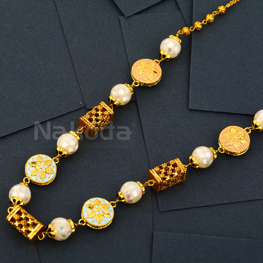 916 Gold Ladies Antique Chain Mala AC317