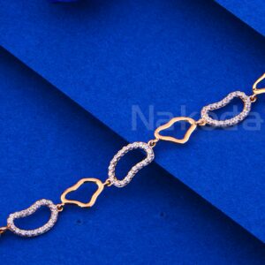 750 Rose Gold Exclusive Ladies Bracelet RLB106