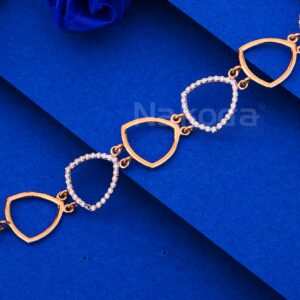 750 Rose Gold Women's Exclusive CZ  Bracelet RLB114
