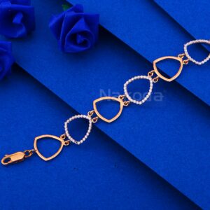 750 Rose Gold Women's Exclusive CZ  Bracelet RLB114