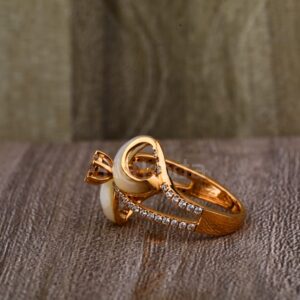 750 Rose Gold CZ Ladies Gorgeous Ring RLR909
