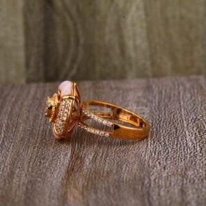 750 Rose Gold Hallmark Gorgeous Ladies Ring RLR897