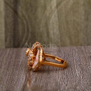 750 Rose Gold Ladies Gorgeous Ring RLR890