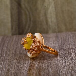 750 Rose Gold Ladies Designer Ring RLR894