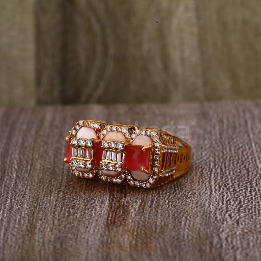 750 Rose Gold Ladies Classic Ring RLR895