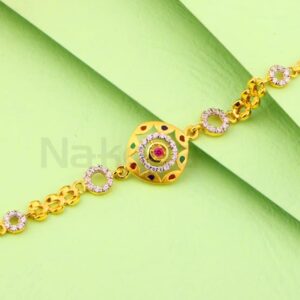 916 Gold CZ Ladies Exclusive Bracelet LB546