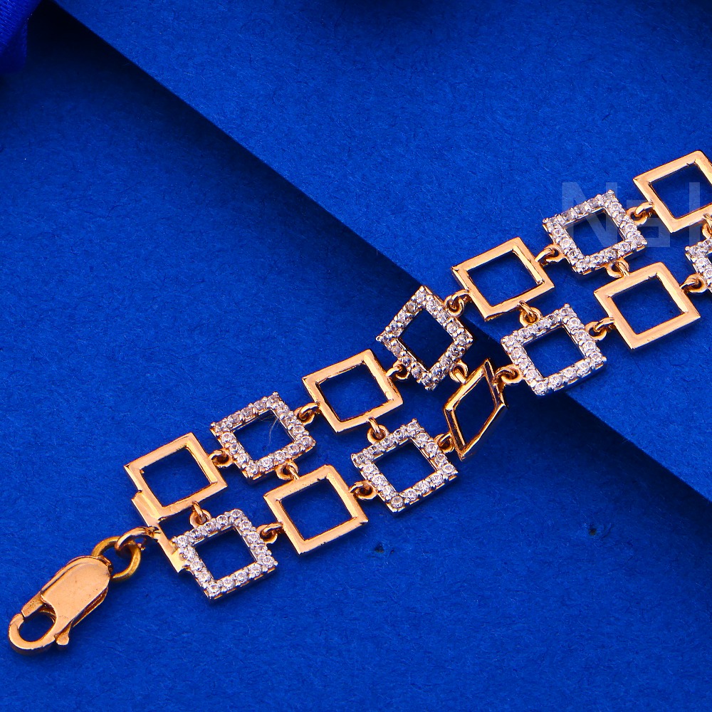 18kt rose gold delicate ladies bracelet rlb99 - Image 2