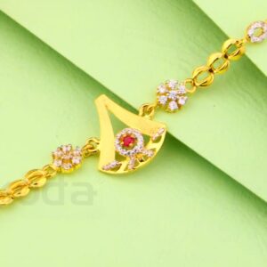 916 Gold CZ Ladies Exclusive Bracelet LB548