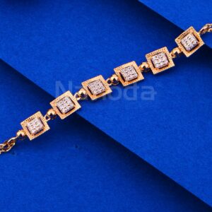750 Rose Gold Gorgeous Ladies Bracelet RLB87