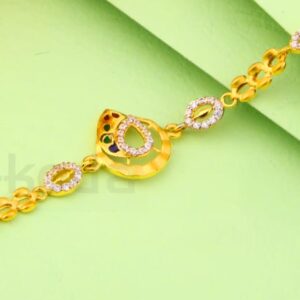 916 Gold Hallmark Ladies Gorgeous Bracelet LB528