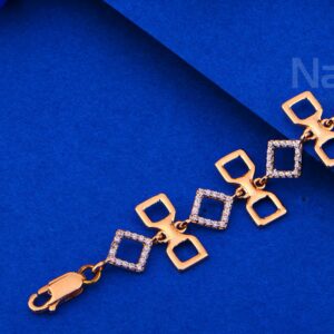 750 Rose Gold Delicate ladies Bracelet RLB84
