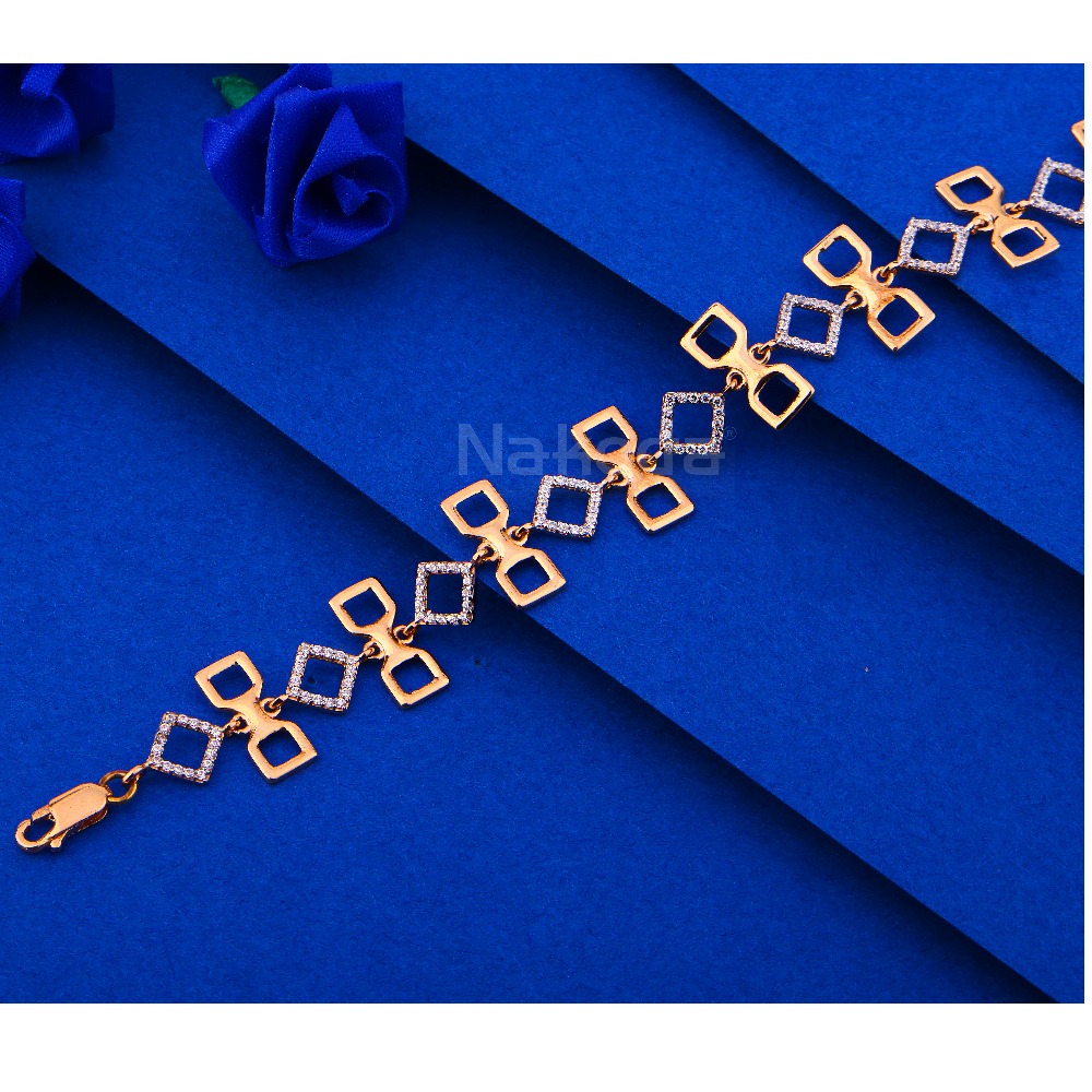 750 Rose Gold Delicate ladies Bracelet RLB84