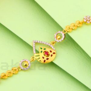 916 Gold Hallmark Ladies Fancy Bracelet LB529