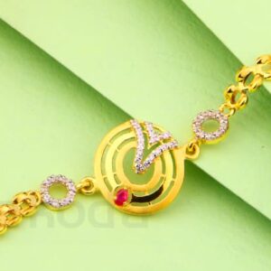 916 Gold Hallmark Ladies Designer Bracelet LB531