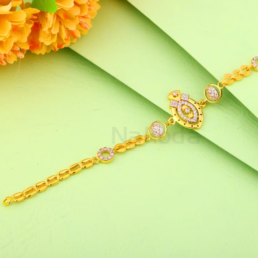916 Gold Hallmark Ladies Bracelet LB534