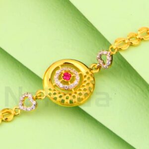 916 Gold Ladies Bracelet LB542