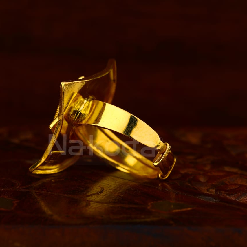 916 Gold Hallmark Delicate Ladies Antique Ring LAR340 - Image 2