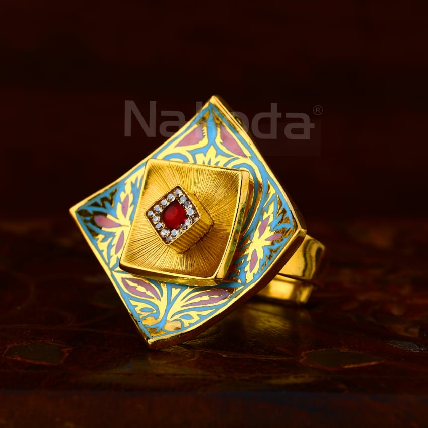 916 Gold Hallmark Delicate Ladies Antique Ring LAR340