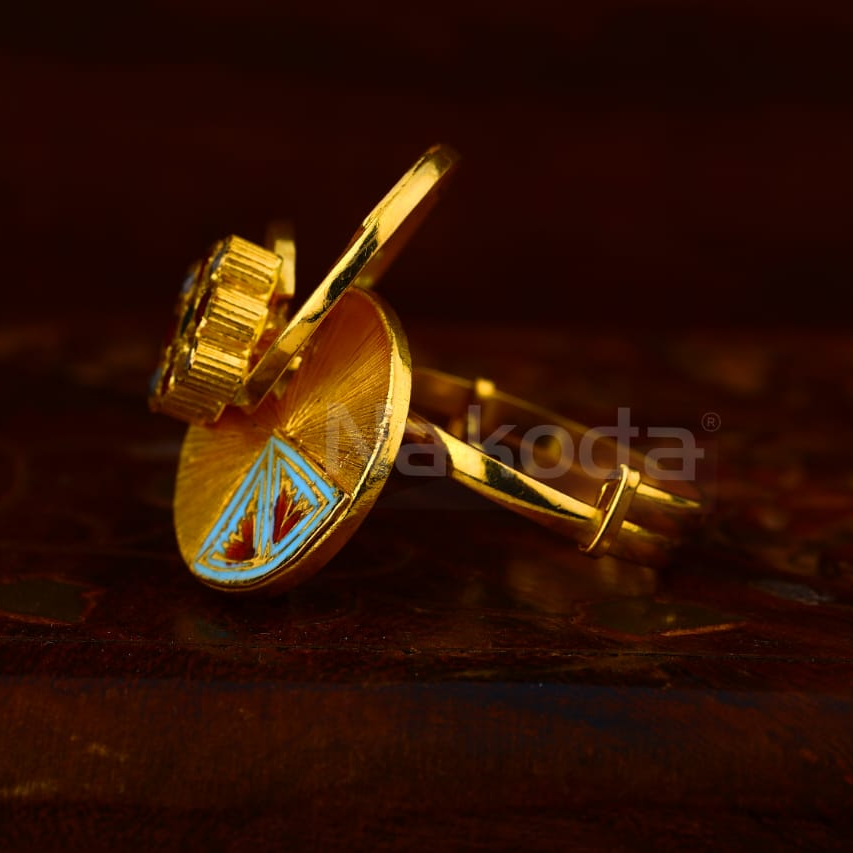 916 Gold Ladies Exclusive Antique Ring LAR333 - Image 2