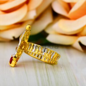 916 Gold CZ Ladies Gorgeous Ring LLR370