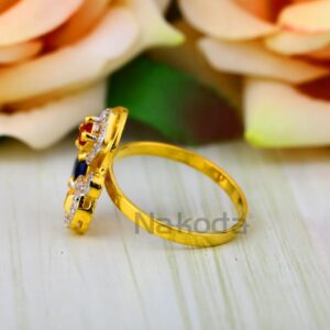916 Gold Hallmark Stylish Ladies Ring LLR376