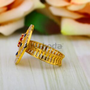 916 Gold Hallmark Gorgeous Ladies Ring LLR377