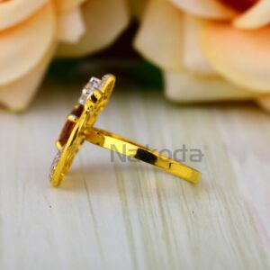 916 Gold Hallmark Classic Ladies Ring LLR361