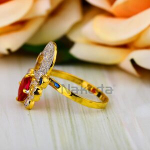 916 Gold Designer Ladies Ring LLR367
