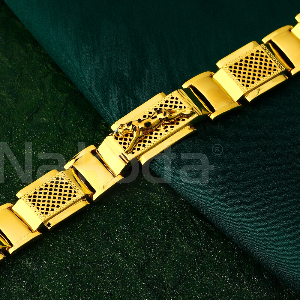 916 Gold gentlemen's Hallmark Casting Bracelet MCB136 - Image 2