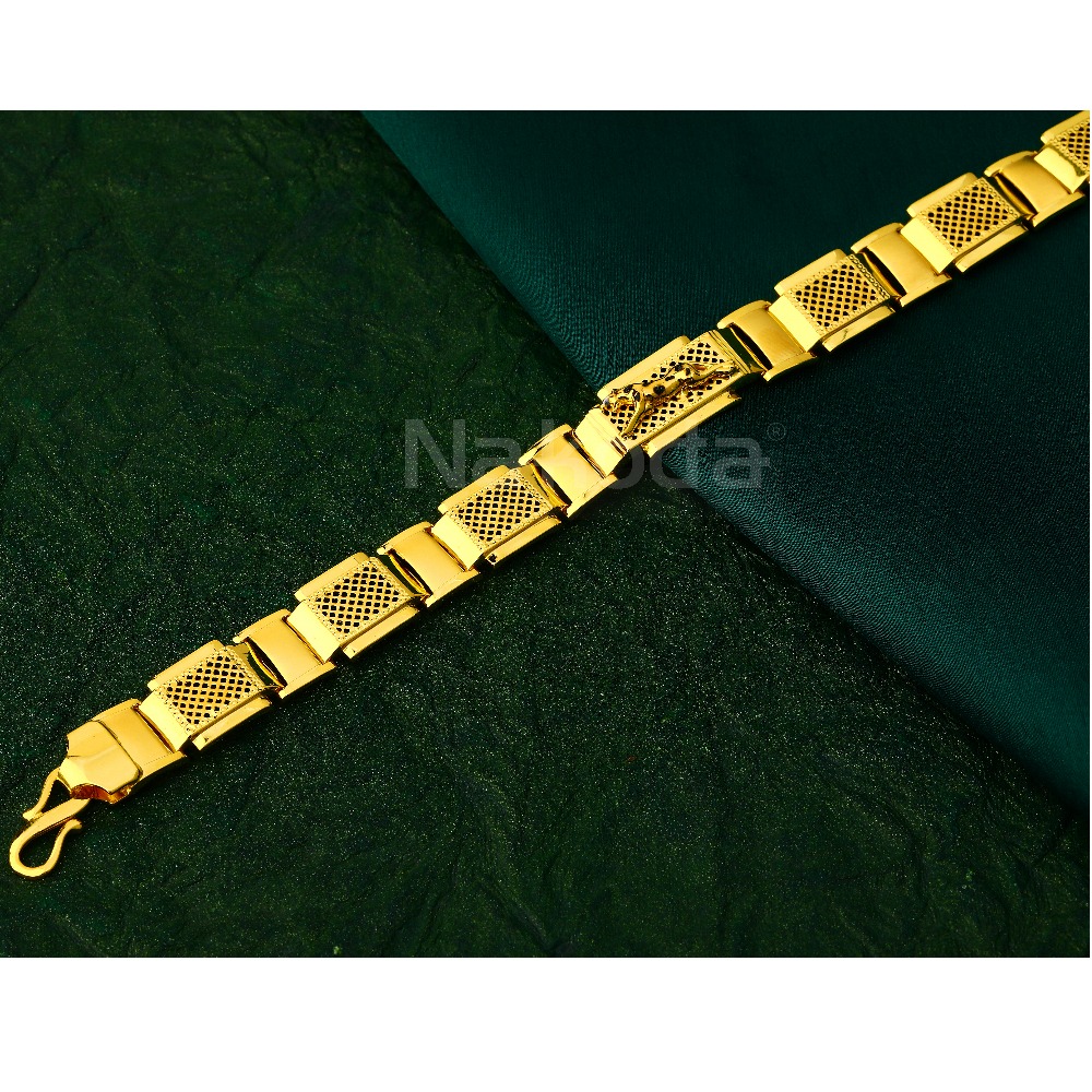916 Gold  gentlemen's Hallmark Casting Bracelet MCB136