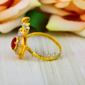 916 Gold Hallmark Ladies Stylish Ring LLR392