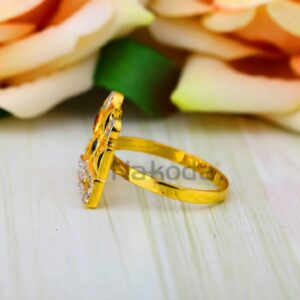 916 Gold Hallmark Ladies Fancy Ring LLR394