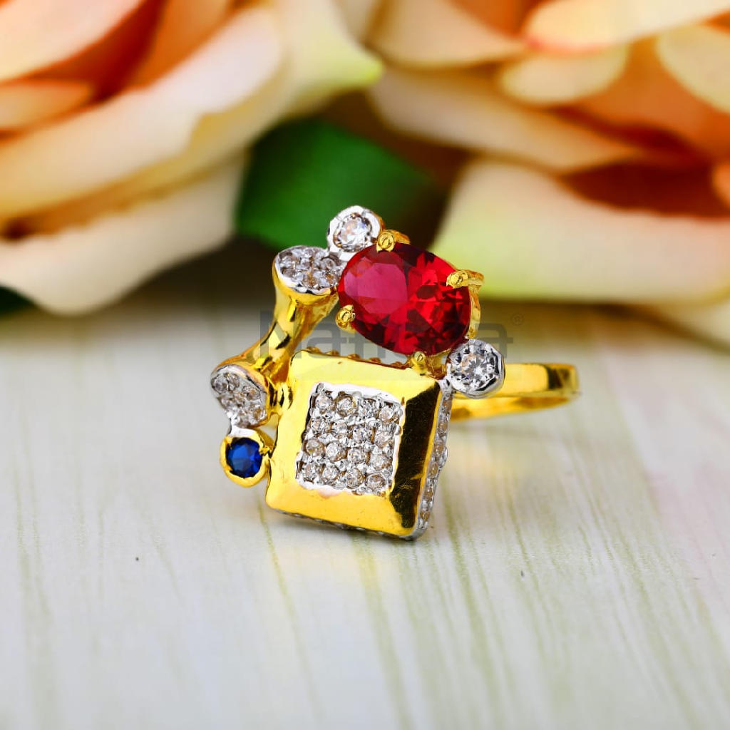 916 Gold Hallmark Ladies Delicate Ring LLR397