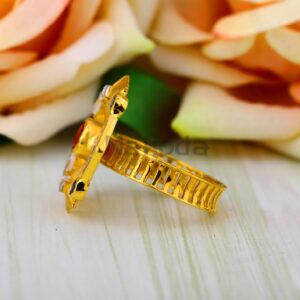 916 Gold Hallmark Classic Ladies Ring LLR398