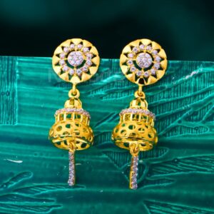 22KT Gold Hallmark Ladies Gorgeous Jhummar Earrings LJE444