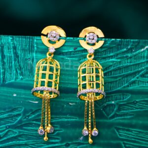 916 Gold Ladies  Classic Jhummar Earring LJE472