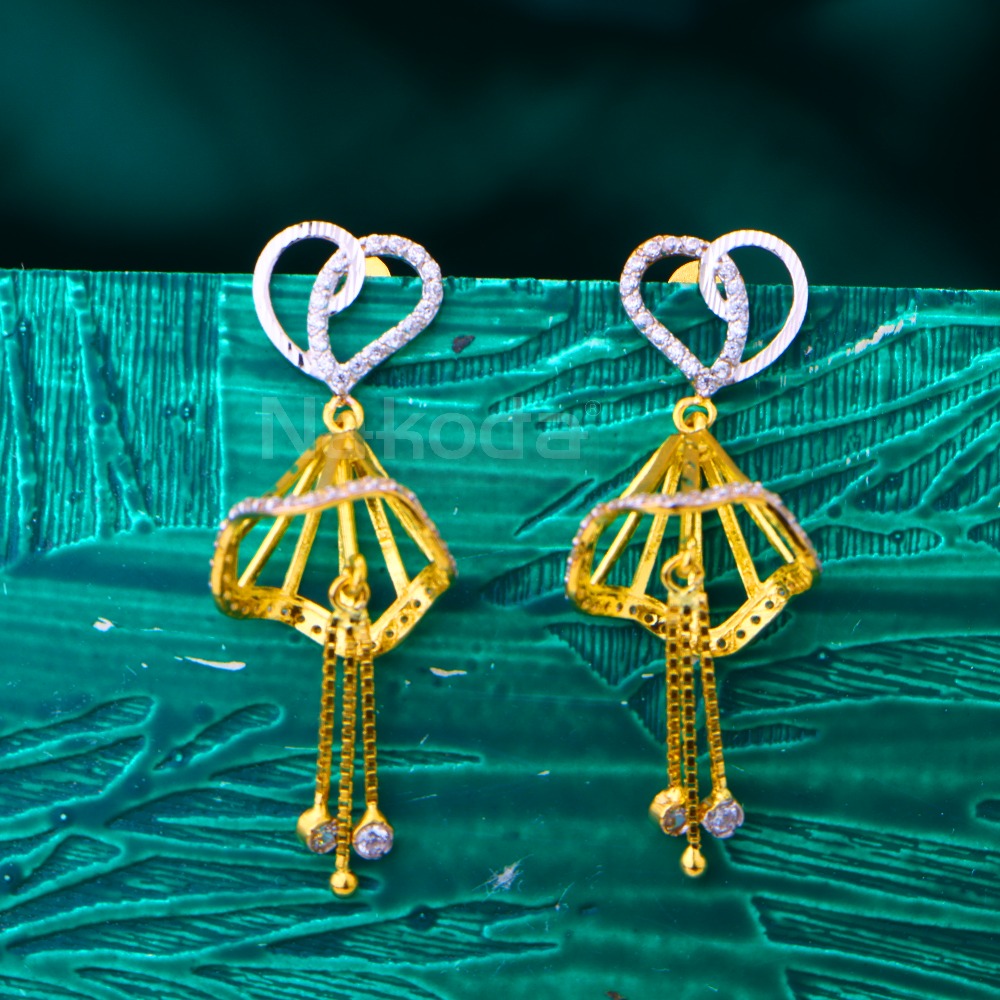 916 Gold Ladies  Jhummar Earring LJE471