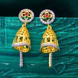 916 Gold Women's Classic Hallmark Jhummar Earring LJE463