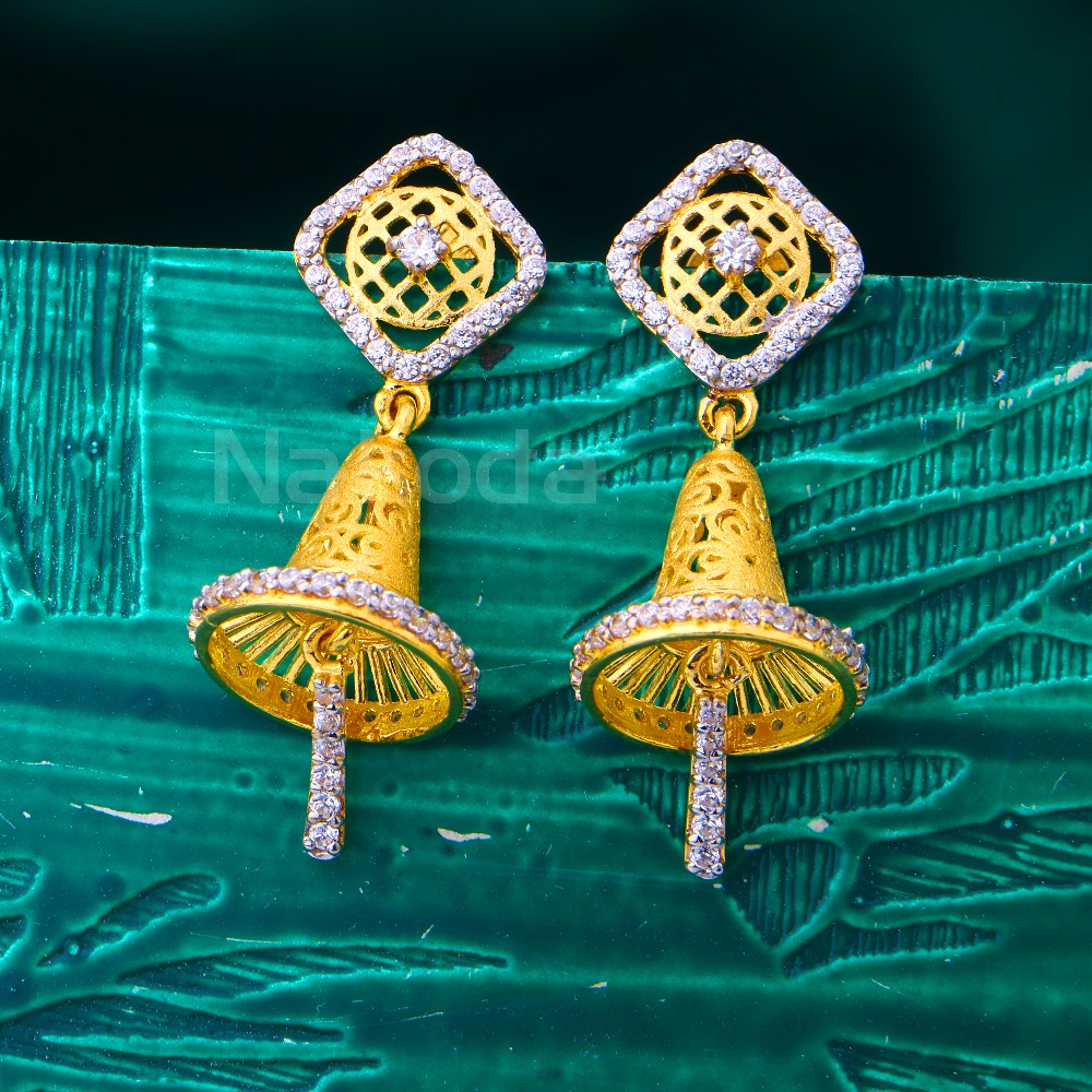 916 Gold Ladies Jhummar Earring LJE454