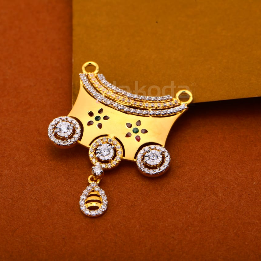22CT Gold CZ Ladies Pandent MP539