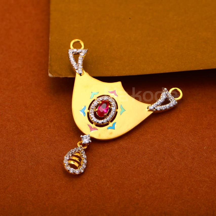 22CT Gold Ladies Stylish Pandent MP549