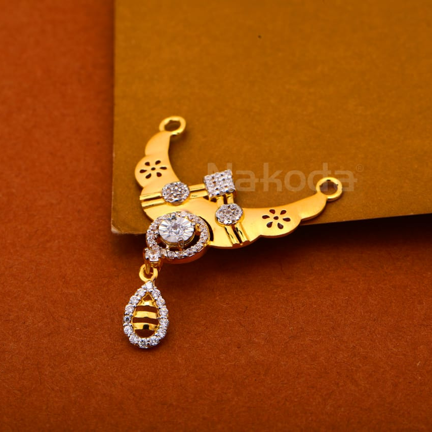 22kt gold cz hallmark ladies pandent mp558