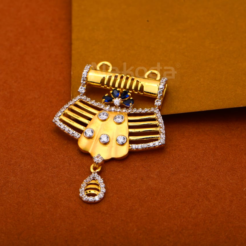 22kt gold cz ladies gorgeous pandent mp561
