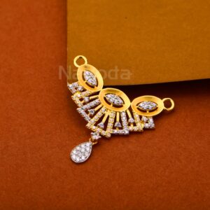 22kt gold cz ladies designer pandent mp564
